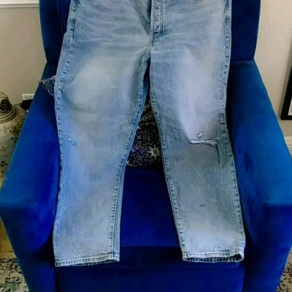 Old Navy button front high waisted jeans
